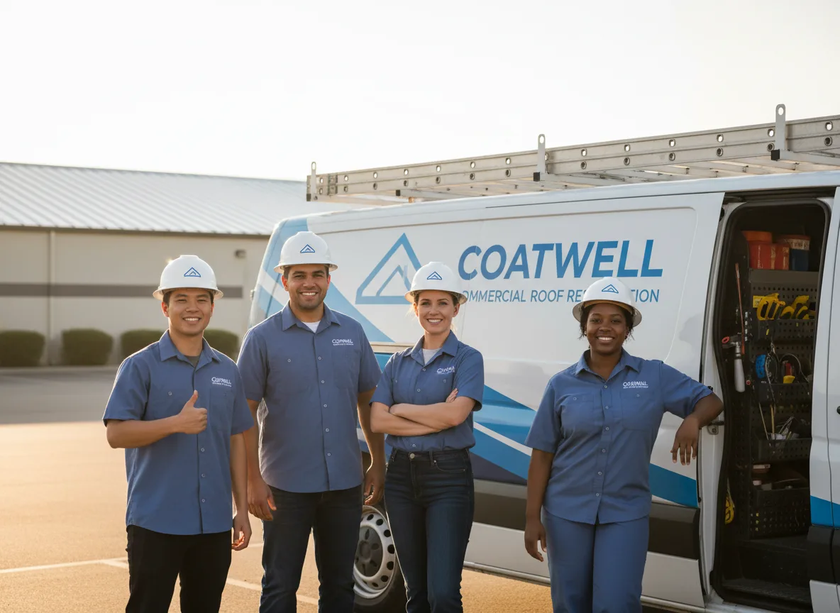 Commercial roof coating company in Antelope, OR